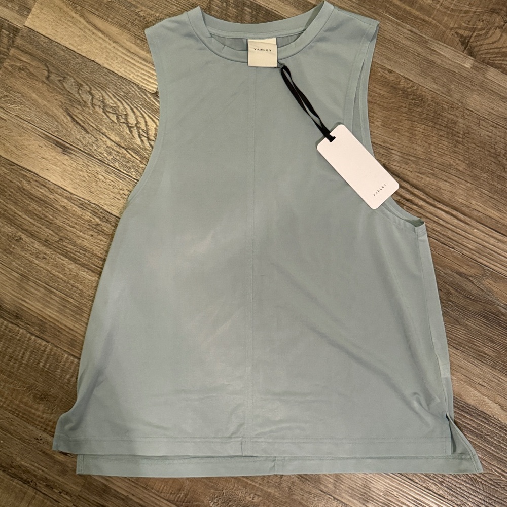 NWT - Varley - Mariposa Tank - Gray Mist - Size S
